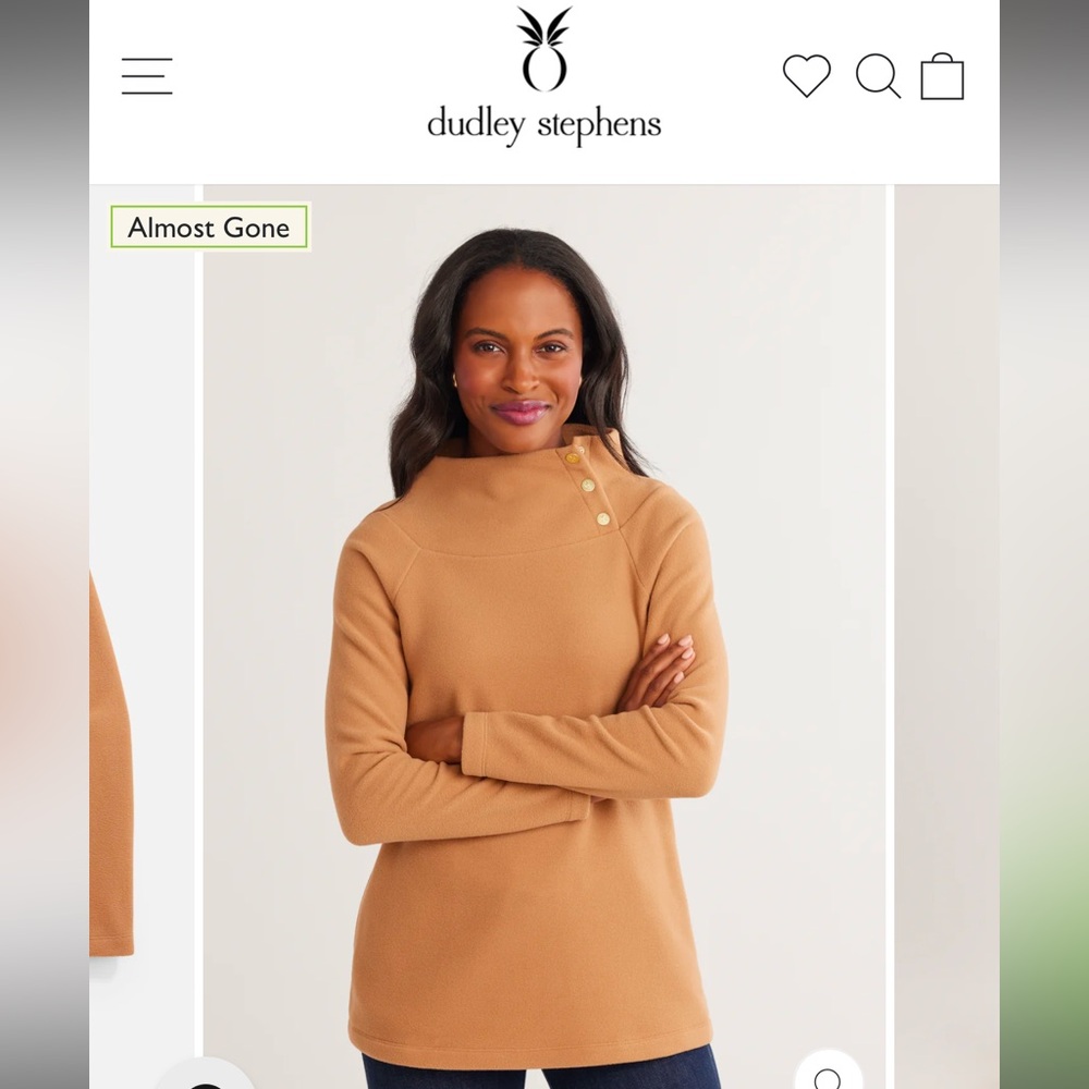 NWOT Dudley Stephens Marielle Mock Neck
